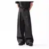 Pantalones de Hombre Holgados Estilo Old Money Vintage 2026 Primavera/Verano Nuevos Pantalones Casuales de Moda con Pinzas Estructuradas y Corte Recto