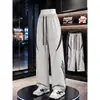 Pantalones de Bloques de Color Compuestos de Estilo Nuevo Otoño 2026 Sin Estirar M-5XL HK26951-Especial P29