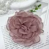 Flores de Borde Quemado Tridimensionales Estilo Coreano Accesorios DIY Pinzas para el Cabello Ligas para el Cabello Tocados Adornos de Flor de Tela para Zapatos y Ropa Venta al por Mayor