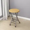 Suministro Directo de Fábrica Silla Plegable Silla de Comedor para el Hogar Silla Sencilla Silla de Ocio con Respaldo Taburete Silla Taburete Redondo Portátil para Adultos