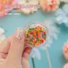 Celebridade da Internet Explosiva Arte de Unhas Cor Mista Flores Pequenas Quebradas Flores Secas Cor de Pintura a Óleo de Primavera Combinação de Cores Mini Flores Reais Ornamentos para Unhas