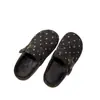 Venta Caliente Hebilla Retro Birkenstock 2026 Otoño Punta Cerrada Medias Zapatillas Mujer Suela Suave Bloque de Color Persona Perezosa Versátil al Aire Libre Mules