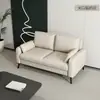 Sala de estar de lujo ligero, Dormitorio de apartamento pequeño, Apartamento de alquiler, Recepción y área de descanso de tienda de ropa, Sofá pequeño de tela doble o triple