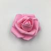 Cabeza de flor de espuma de simulación de 6-7 cm al por mayor, cabeza de flor de rosa de PE, flor decorativa con canalización de lámpara, guirnalda de flores con cabeza de flor artificial