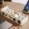 Organizador de cabos de dados para mesa, organizador de carregador de telefone e cabos de carregamento, enrolador de cabos, caixa de armazenamento de cabos de energia