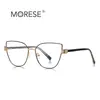 Gafas de Moda Metálicas Anti-luz Azul 3138CP Patas de Tirachinas Venta Caliente Sudamericana Montura Estilo Mismo de Spice Girl Montura Óptica de Comercio Exterior