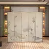 Nueva mampara de estilo chino para sala de estar, plegable, móvil, para oficina, hotel, club, salón de té, decoración de vestíbulo