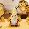 Festival de Abejas Alas Luminosas Muñeca de Dibujos Animados sin Rostro Adornos de Muñeca Accesorios de Diseño de Ambiente Festivo Venta al por Mayor Transfronteriza