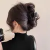Pinza para el pelo de niña para ir al trabajo, Pinza de tiburón acrílica de color sólido, Accesorio grande para el pelo grueso, Pinza para la nuca de mujer