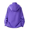 Chaqueta tres en uno personalizable con logo para hombre y mujer, capucha desmontable, forro polar, corte holgado