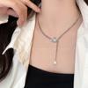 Collar Saturno Emperatriz Otoño e Invierno para Mujer Dulce Cool Diseño Nicho Versátil Accesorios Sencillo Elegante Cadena Suéter