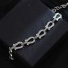 Pulsera de Herradura de Hierba Tang de Moda Nicho para Mujer Estilo Frío Retro Lujo Ligero Sentido de Alta Gama Personalizada Combinable Exquisita Pulsera