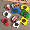 Nuevo Pegatina de Nevera de Goma Suave de PVC de Dibujos Animados para Transporte Pegatina de Pizarra Blanca Pegatina de Mensajes para Coche Ambulancia Coche de Policía Pegatina de Educación Temprana