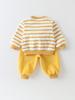 (Estrictamente seleccionado) Conjunto de Ropa de Otoño e Invierno para Bebés Hombres y Mujeres, Ropa de Salida de Terciopelo, Conjunto Cálido de Separados de Dibujos Animados