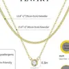 Colar de Diamante Feminino Europeu e Americano Mais Vendido Transfronteiriço, Galvanizado em Latão, Luxuoso e Moderno, Uso em Camadas com Corrente de Clavícula