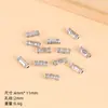DIY 100 Embalagens Acessórios para Joias de Liga Prata Tibetana Retro Contas Separadoras Contas Tubo Contas Soltas Cotovelo Mão Acessórios para Colar