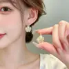 Pendientes de Flores Coloridas para Mujer, Pendientes Atmosféricos, Accesorios para Orejas Frescos y Dulces Estilo Bosque, Pendientes de Pétalos de Gama Alta de Nicho al por Mayor