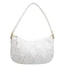 Bolso de mano acolchado con empalme de mezclilla, nuevo de moda para el verano 2025, bolso de hombro, bolso pequeño casual para el día a día