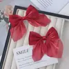 Accesorios de Lazo de Gasa de Color Sólido Estilo Coreano, Accesorios de Moda Fresca Personalizados para Ropa, Accesorios para el Cabello de Alta Gama, Componentes para Joyería DIY
