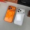 Succión Magnética N52 Adecuado para iPhone 17 Pro Max Botón Metálico Funda para Teléfono Apple 16 Borde Antideslizante Anticaídas Transfronterizo