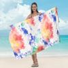 Toalla de Playa de Microfibra Transfronteriza para Adulto Estampada para la Playa Chal Protector Solar Absorbente Toalla para Nadar de Secado Rápido Toalla de Baño