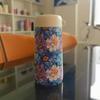 Nuevo vaso termo de acero inoxidable 304 mini compacto de bolsillo impresión de moda vaso portátil con cuerda