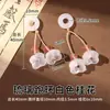 Colección de Vainas de Loto Natural Accesorios para Pulseras DIY Cristal de Jade Ágata Arena Vaina de Loto Pequeñas Gotas Al Por Mayor