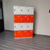 Gabinete de Mochilas Escolares de Plástico ABS para Estudiantes, Gabinete de Almacenamiento Combinado para Salón de Clases Escolar, Gabinete de Almacenamiento Colorido con Cerradura Independiente para Clase