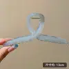 Pinza de tiburón grande coreana para el cabello, accesorio simple para recogido en la parte trasera de la cabeza, pinza de pelo de alta gama para mujer
