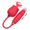 Produto de grande sucesso de vendas internacionais: Vibrador de Cabeça Dupla com Sucção e Funções Telescópicas, Vibrador Multi-Frequência para Provocar Mulheres, Brinquedo Sexual para Masturbação Feminina