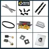 Cuchilla Espiral para Cepilladora de 6 pulgadas, Accesorios para Cepilladora, Cuchilla, Escobilla de Carbón, Correa, Bolsa para Polvo, Punta de Destornillador, Placa de Presión