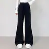 Nuevos Otoño 2026 Niñas Talla Mediana y Grande Pantalones Deportivos Acampanados para Niños Corte Delgado Caída Cintura Alta Largos