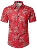 Camisa Havaiana 3D de Impressão Mais Vendida Transfronteiriça Explosão Estação Independente Amazon Camisa de Manga Curta com Lapela