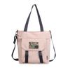 Bolsa de Maquiagem Grande Capacidade para Estudantes Nova 2024 Textura Fashion Bolsa Tiracolo Mensageiro Sacola de Compras Bolsa Tote