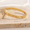 Pulsera de acero de titanio para niña, acero inoxidable de alta calidad, pulsera de estrella bamang con diamantes, diseño de personalidad simple, pulsera que no se decolora