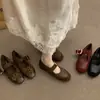 Zapatos de Ballet Mary Jane con una Correa Estilo Retro Francés Chuyuji para Mujer, Nuevo Estilo Verano 2026, Zapatos de Tacón Bajo para Combinar con Faldas
