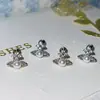Pendientes de Perla Brillante Saturno Moda y Versatilidad Nuevos Pendientes Pequeños para un Look Femenino y Elegante
