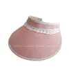 Chapéu Leve Aberto com Renda Doce para Mulheres, Chapéu de Palha com Proteção Solar para o Verão, Chapéu de Sol Estilo Fada, Chapéu de Sol Versátil