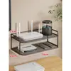 Soporte para Router Soporte de Pared Set sin Taladro Caja de Almacenamiento para Decodificador Módem Óptico Estante WiFi