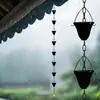 Cadena de Lluvia Japonesa Cadena de Drenaje para Aleros Decoración de Patio Cadena de Lluvia Jardín de Villa Exterior Cadena Metálica para Bajante Cadena Guía de Agua