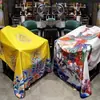 Ropa de barbero de bata amarilla famosa en Internet, tela para cortar el pelo de salón de belleza especial, bata de dragón, tela para cortar el pelo, estilista profesional, cabello antiadherente