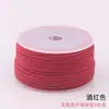 Cordón Redondo Pequeño 2mm Pulsera Trenzada Hecha a Mano No Elástica Collar Línea para Joyería Material DIY Cuerda para Wengwan Venta al por Mayor