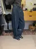 AJ.STUDIONovo para o outono! Jeans de designer com barra canelada, estilo nicho 96370