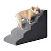 Escalera Popular Transfronteriza de Amazon para Mascotas, para Perros para Subir y Bajar los Pasos del Sofá, para Gatos para Subir y Bajar de la Cama, Esponja Antideslizante Extraíble