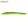 Gusano blando Luya de 95 mm2 g, lombriz de tierra, fideos, gusano, palo sólido, gusano, cebo blando biónico, cebo de simulación para grupo de pesca de Texas, disponible