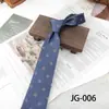 Corbata Formal de Negocios Hecha a Mano para Hombre de 8cm, Corbata Jacquard con Patrón Vintage para Traje Casual de Moda, En Stock