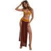 Nuevo Halloween 2025 Sexy Cleopatra Vestido Largo Star Wars 6 Princesa Leia Disfraz Cosplay