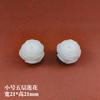 Nuevo Colgante de Loto Bodhi de Jade Blanco Imitación Colgante de Coche Tallado Accesorios de Cuentas Sueltas Material de Llavero de Raíz de Bodhi de Resina