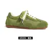 Cuello y Valle este año el popular estilo old money artículo de moda súper caliente Zapatillas de entrenamiento alemanas para mujer 2026 principios de otoño cuero genuino casual versátil zapatos de plataforma