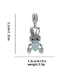 Colar Criativo Pulseira Pingente Charme DIY Colar de Contas Pingente Borboleta Coração Cauda de Peixe Ornamento Feito à Mão